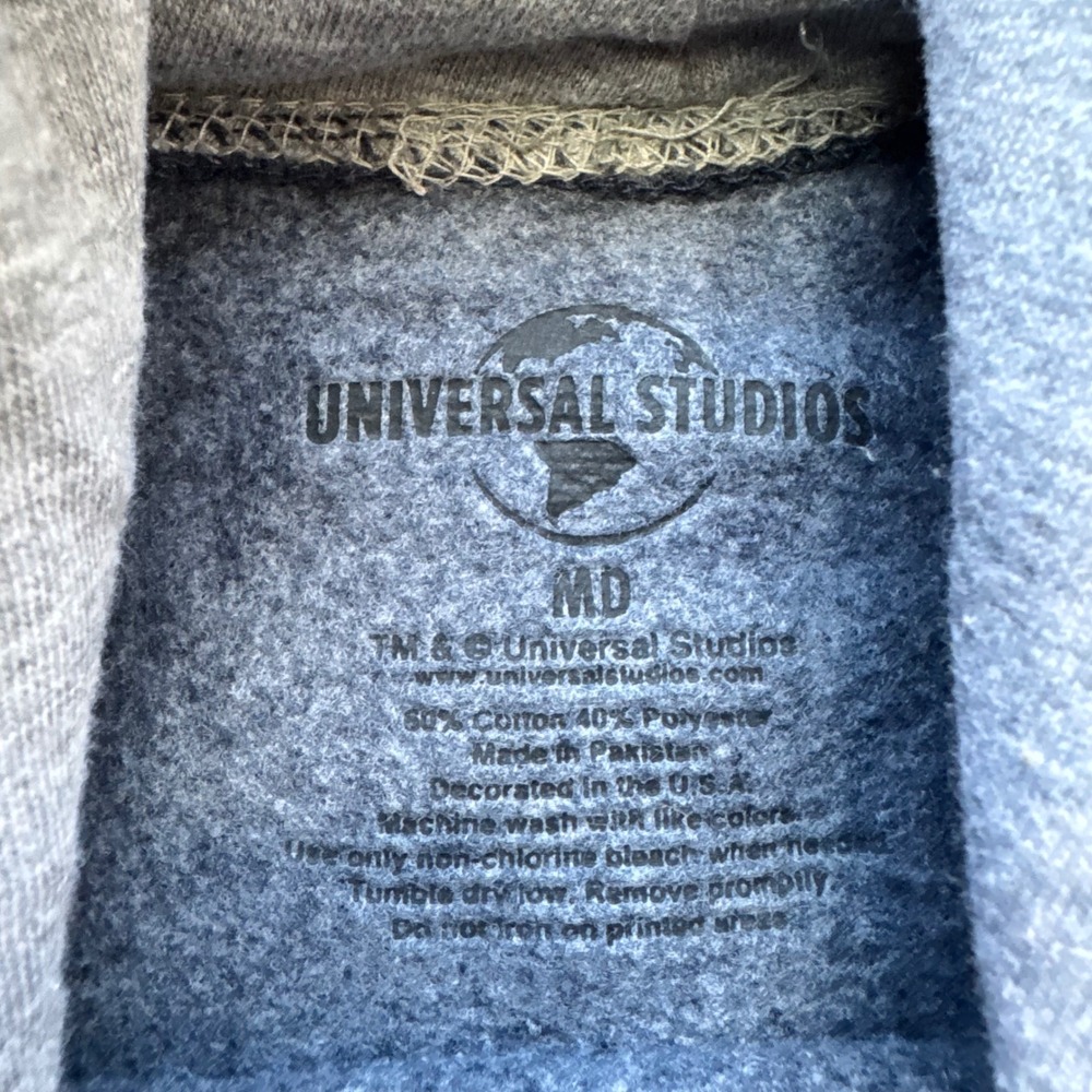 Universal Studios Hoodie Navy Blue Size Medium Unisex Theme Park Florida - Picture 5 of 6